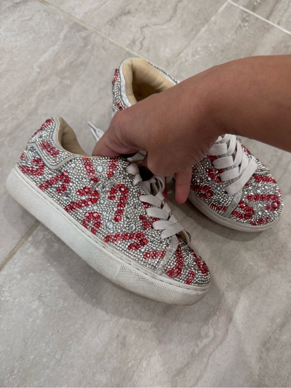 dillards candy cane sneakers